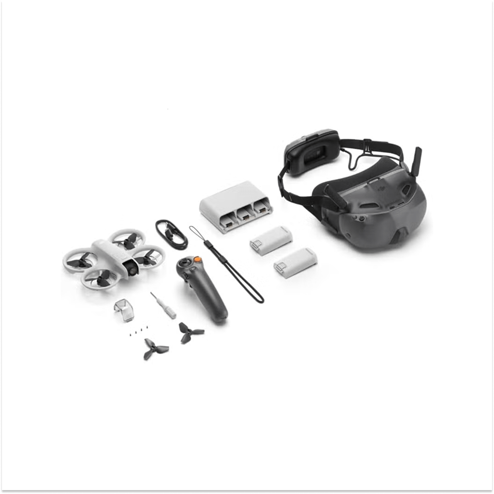 Neo Motion Fly More Combo, Mini Drone with 4K UHD Camera for Adults, 135g Self Flying Drone with RC Motion 3 and 3 Batteries