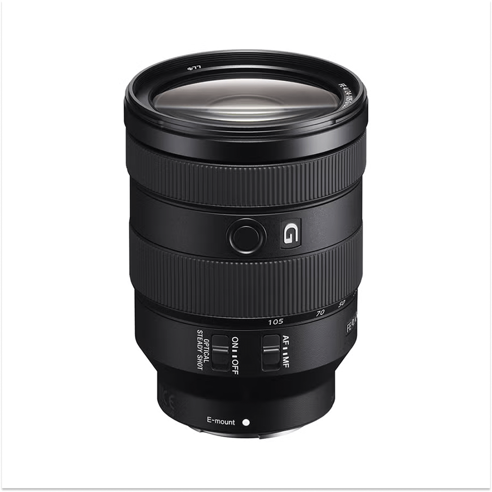 FE 24-105mm f/4 G OSS Lens Black