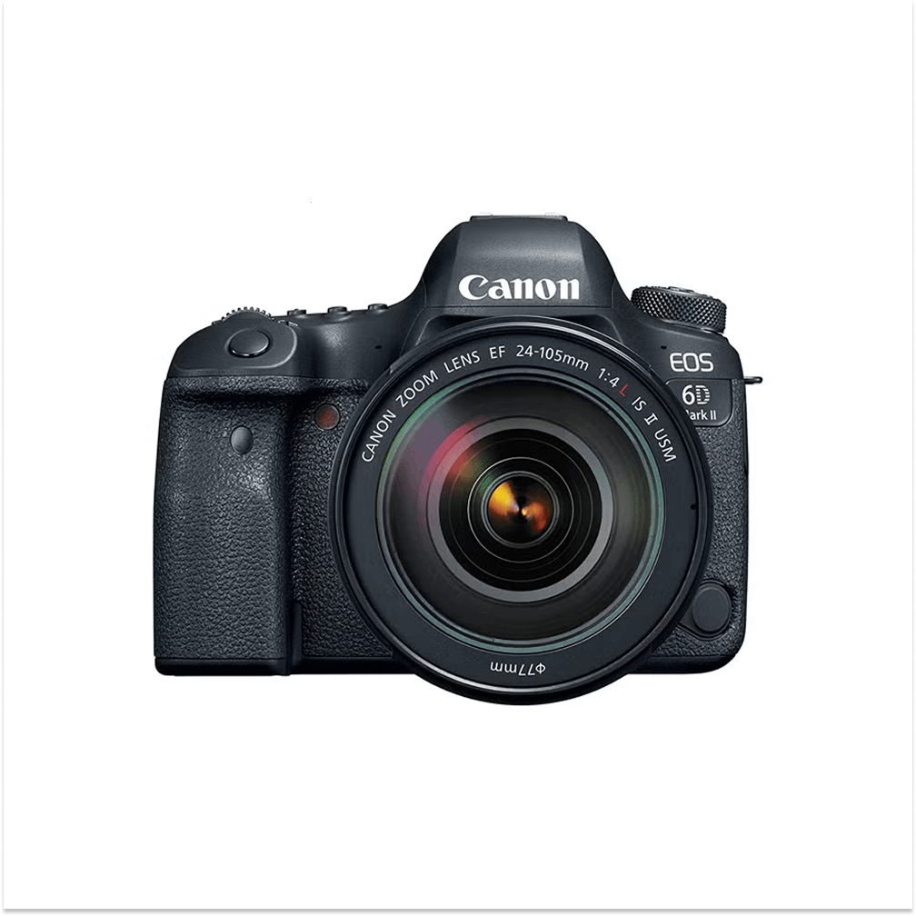EOS 6D Mark II DSLR With EF 24-105mm f/4L IS II USM Lens 26.2MP LCD Touchscreen