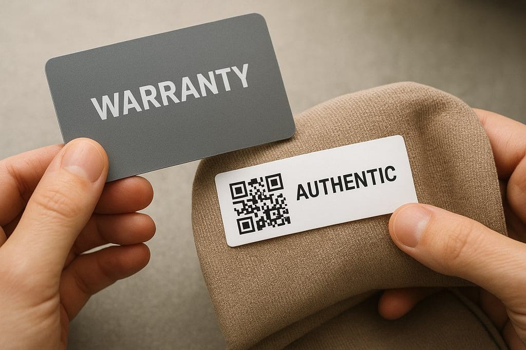 Check for Warranty and Authenticity