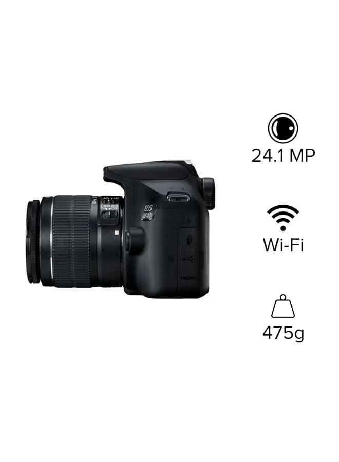 EOS 2000D DSLR Camera With 18-55 DC Lens 24.1 MP APS-C Sensor Optical Viewfinder - Image 4