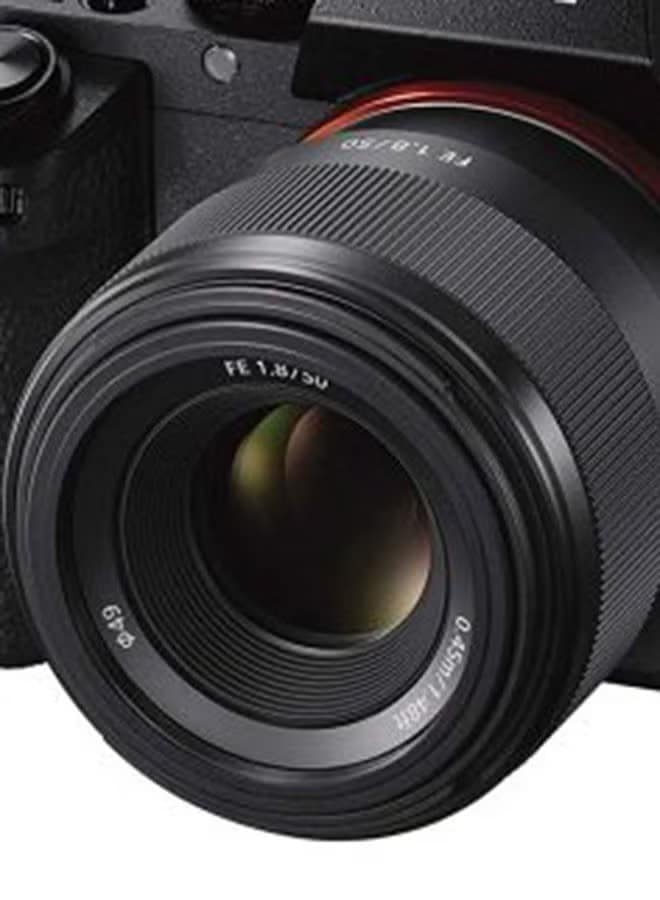 FE 50mm F1.8 Compact Lightweight E Mount Lens with Beautiful Dedofusing Bokeh Compatible with Full Frame and APS C Camera SEL50F18F, Black, Lens Only Black - Image 7