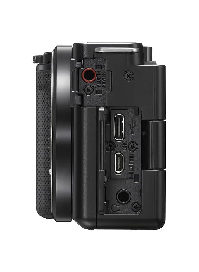 Alpha ZV-E10L Interchangeable Lens Vlog Digital Camera with 16-50 mm Lens and Free Wireless Grip with remote control and tripod feature, 24.2MP, Black - Image 6