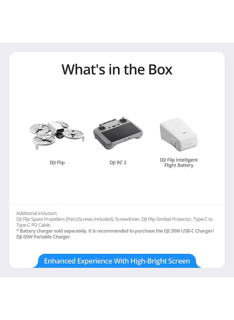 Flip With RC 2 Screen Remote Controller, Follow Me Drone With 4K UHD Camera for Adults, Under 249 g, 3-Axis Gimbal Stabilization, 13km Video Transmission, Palm Takeoff, 31-Min Flight Time - Image 6
