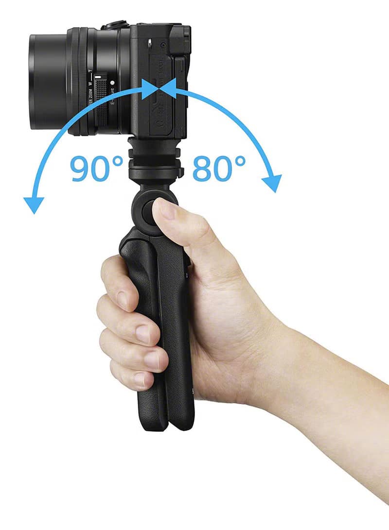 Alpha ZV-E10L Interchangeable Lens Vlog Digital Camera with 16-50 mm Lens and Free Wireless Grip with remote control and tripod feature, 24.2MP, Black - Image 10